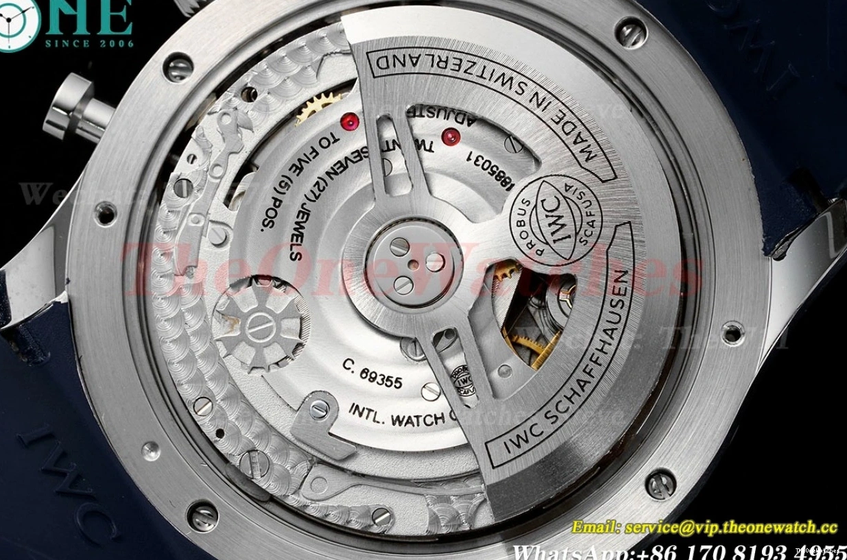 RU Z+F SS 41mm A69355 White Portuguese Blue Chrono 0209